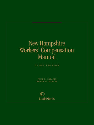 cover image of New Hampshire Workers' Compensation Manual